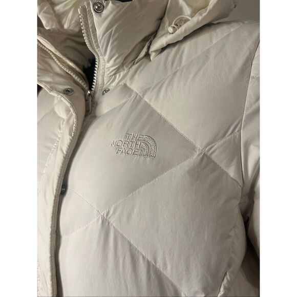 The North Face Women's Cream Miss Metro Down Parka Jacket Coat Medium - Picture 4 of 11